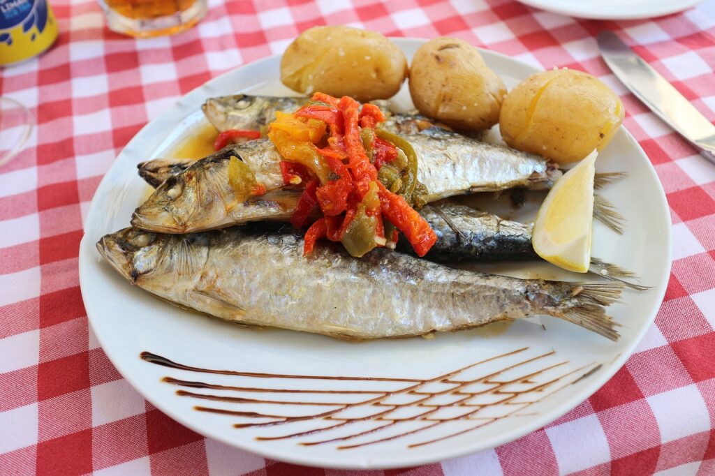 portugal, sardines, seafood